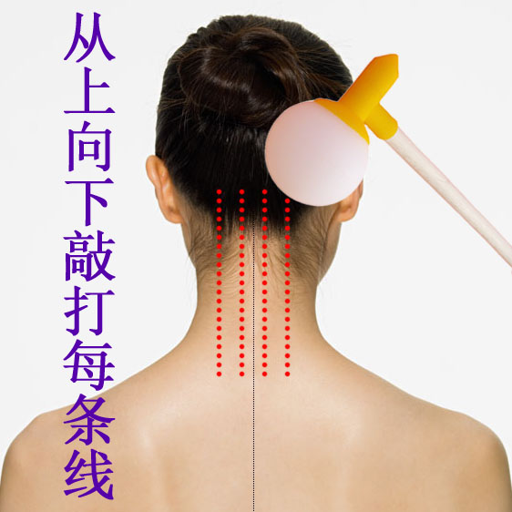 敲打颈椎图 敲打颈椎图